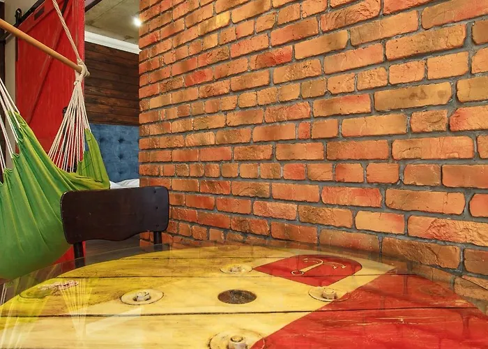 Loft With A Swing And Side Sea View Apartment Odesa