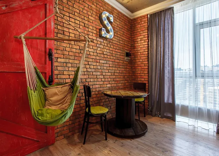 Loft With A Swing And Side Sea View