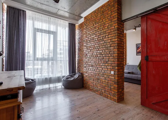 דירה Loft With A Swing And Side Sea View אודסה